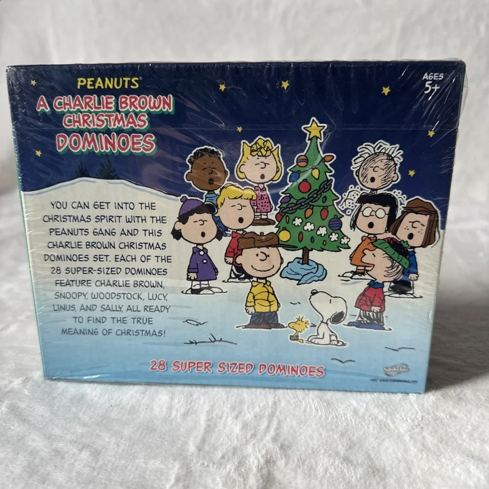 2007 Peanuts A Charlie Brown Christmas Dominoes New In Box